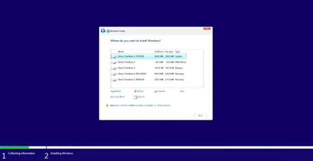 Các phân vùng ổ cứng hiển thị bình thường sau khi nạp driver thành công
