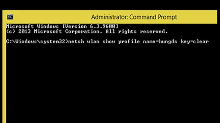 Command Prompt trên Windows XP