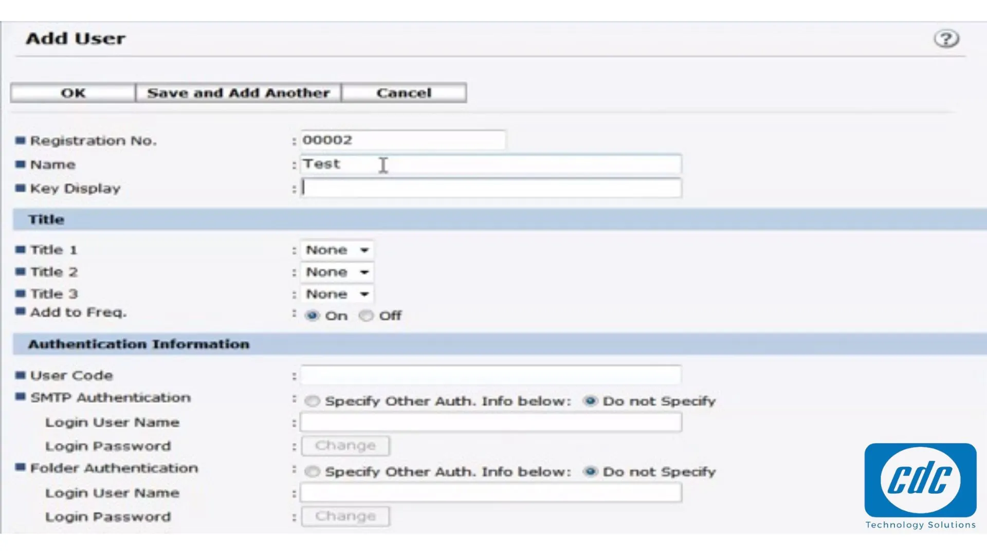 Cấu hình Address Book trên máy photo Ricoh