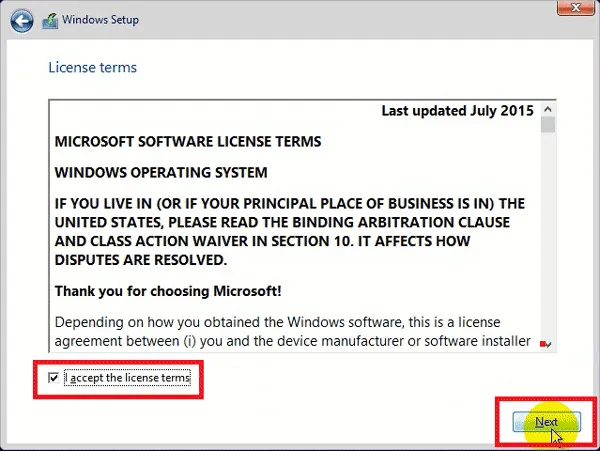 Chấp nhận các điều khoản sử dụng của Microsoft - Hình 4