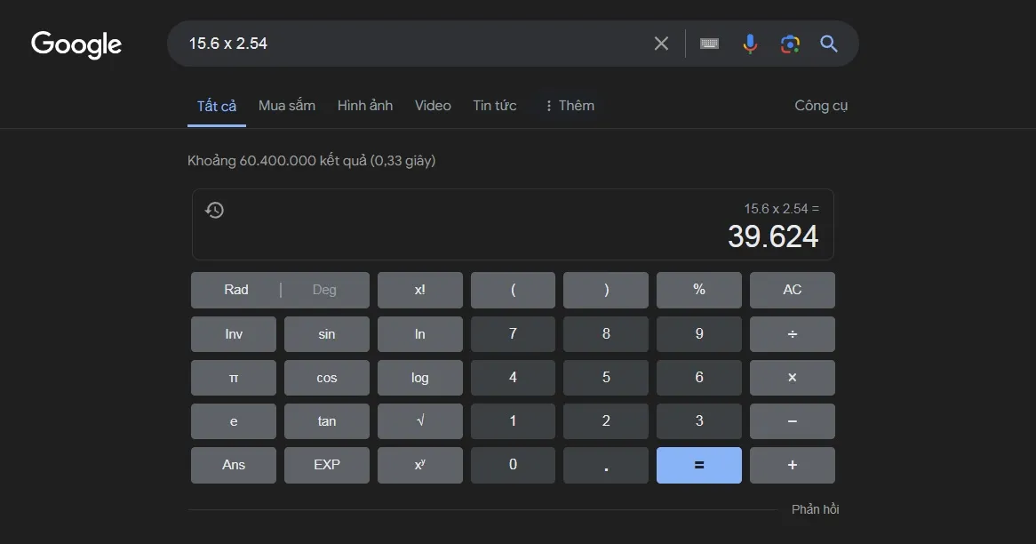 Công thức toán học áp dụng trong đo lường linh kiện máy tính