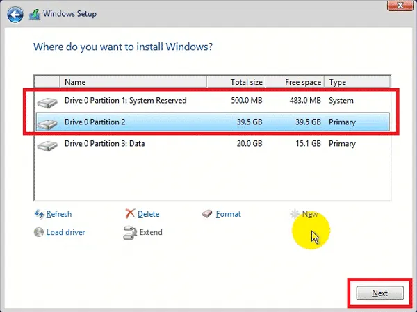 Cài đặt Windows lên phân vùng mới - Hình 12
