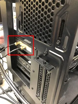 Kết nối anten cho card wifi bluetooth cho pc