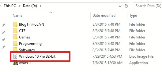 Giải nén file ISO Windows - Hình 1