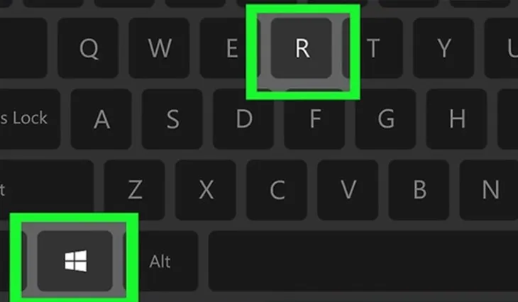 Nhấn tổ hợp phím để mở hộp thoại Run
