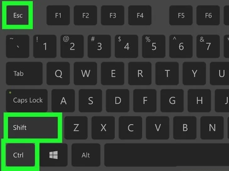 Mở Task Manager bằng tổ hợp phím chuyên dụng