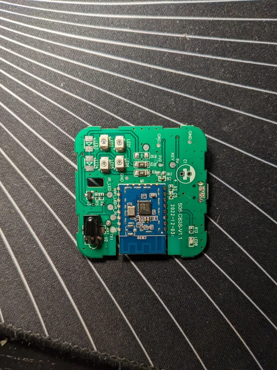 Mạch PCB Tuya S06 với chip CB3S