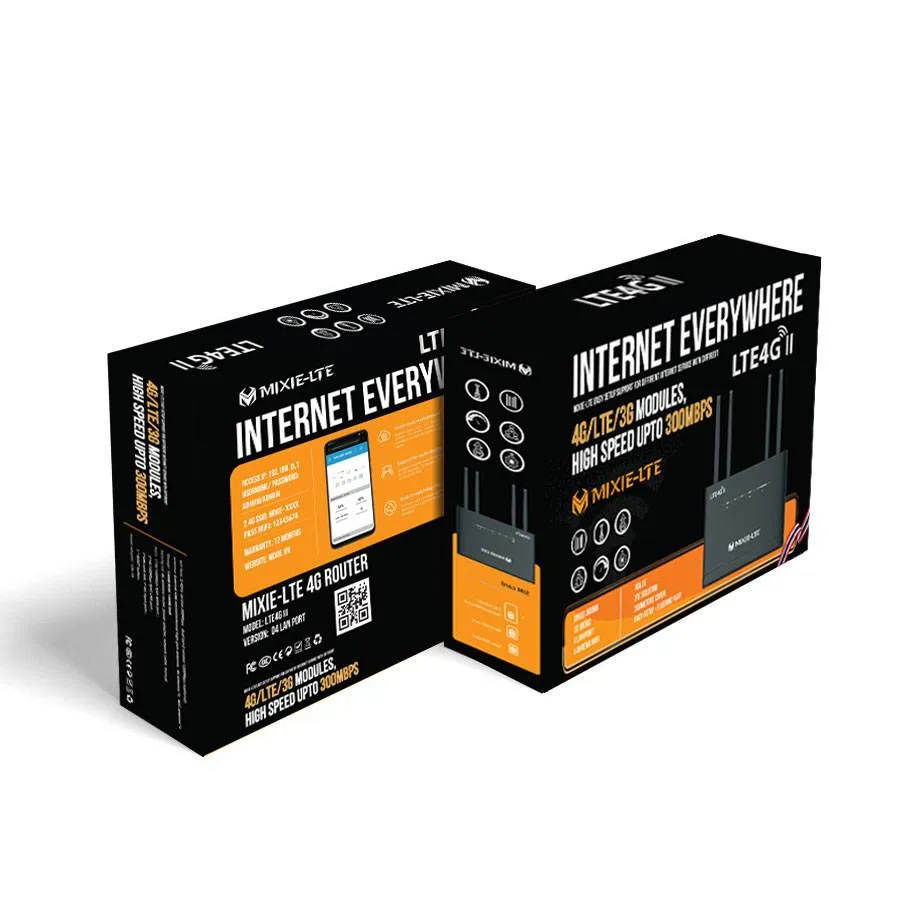 Trọn bộ phụ kiện đi kèm bộ thu phát wifi có cổng lan Mixie cao cấp