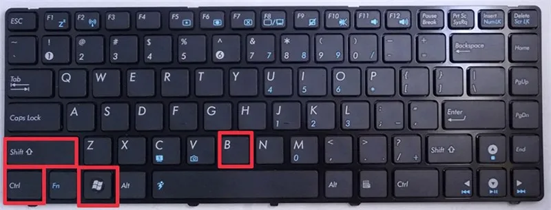 Tổ hợp phím Windows + Ctrl + Shift + B để reset driver đồ họa