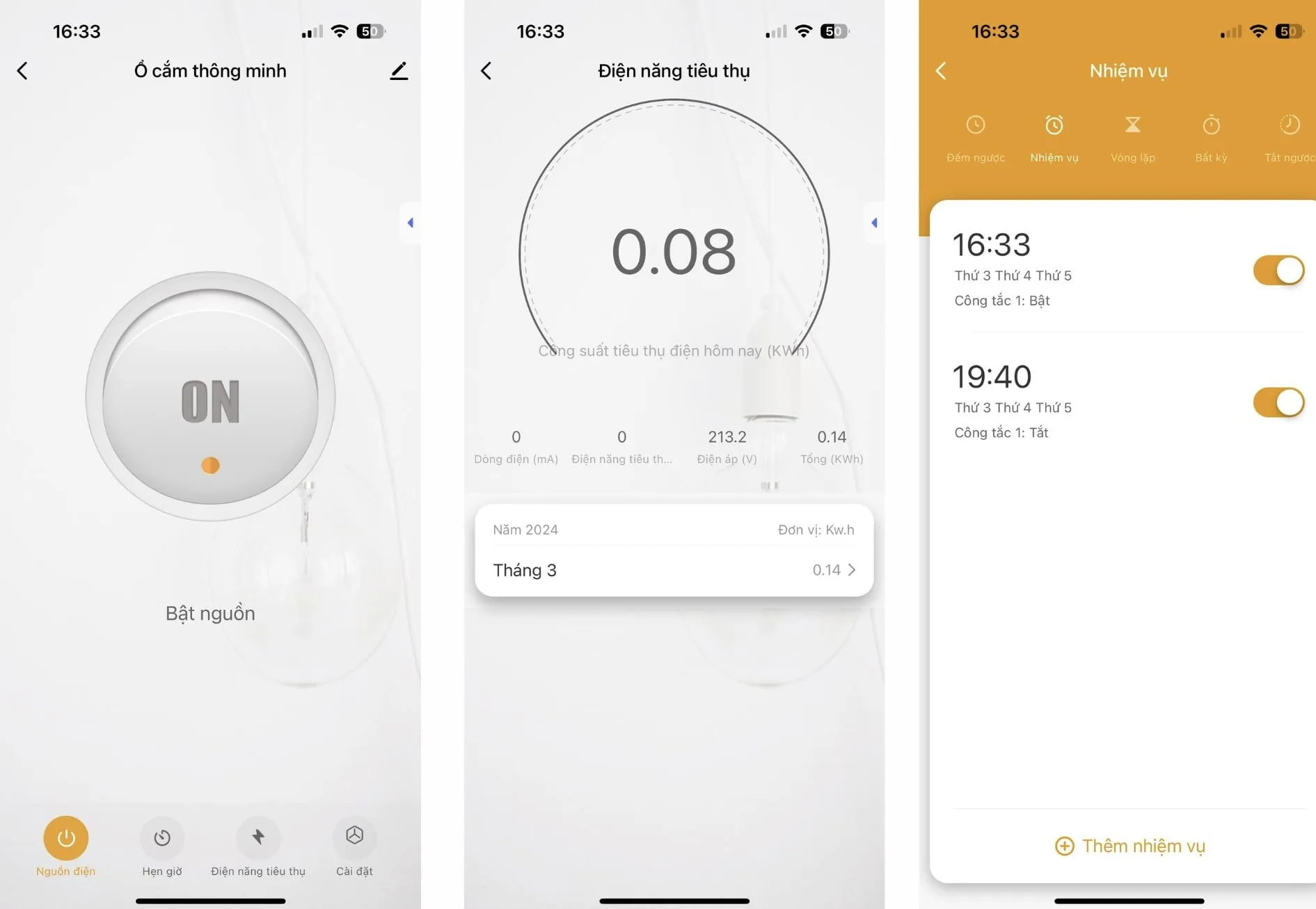 Các tính năng nâng cao trên ứng dụng Smart Life