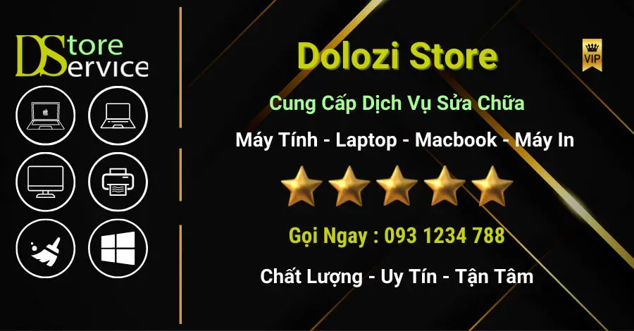Sá»­a chá»¯a Laptop, mÃ¡y tÃ­nh, mÃ¡y in Dolozi Store.