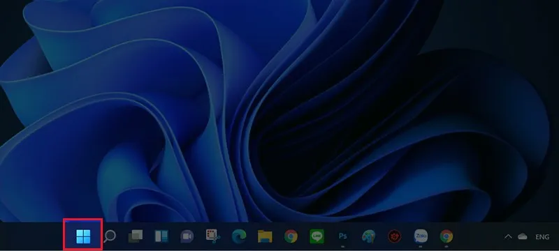 Vào Start Menu