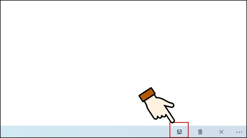Nhấn nút Save để hoàn tất quá trình cài đặt báo thức mới