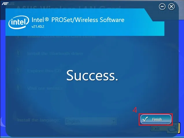 Hoàn tất cài đặt wifi cho card wifi bluetooth cho pc