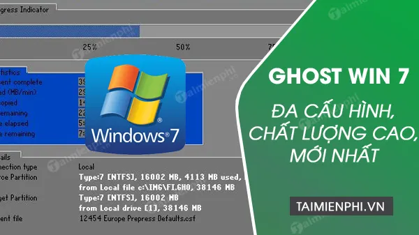 Bản ghost windows 7 đa cấu hình tự nhận driver mới nhất