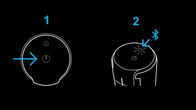 Bật chế độ ghép đôi trên loa để máy tính có thể tìm thấy tín hiệu không dây