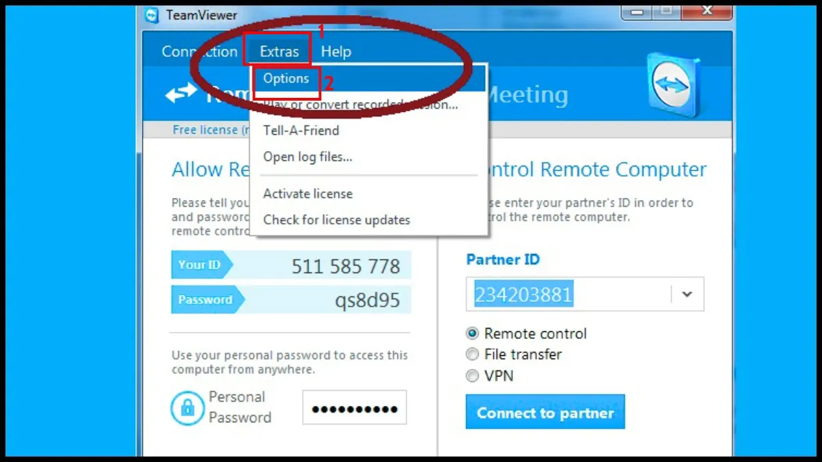 CÃ¡ch báº­t mÃ¡y tÃ­nh tá»« xa thÃ´ng qua TeamViewer bÆ°á»›c 1
