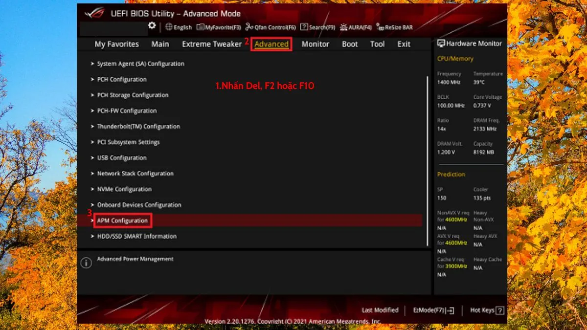 KÃ­ch hoáº¡t Wake on LAN trong BIOS Ä'á»ƒ báº­t mÃ¡y tÃ­nh tá»« xa bÆ°á»›c 1