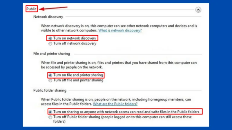 Thiết lập mật khẩu bảo vệ khi chia sẻ tài nguyên trong mạng