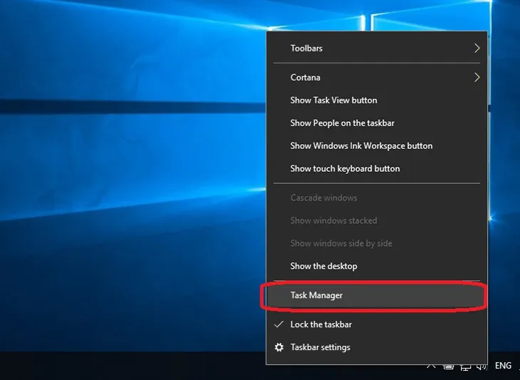 Mở Task Manager trên Windows 10 và 11 để xem hiệu năng