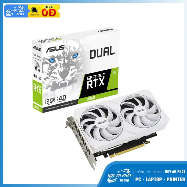 Card đồ họa ASUS Dual GeForce RTX 3060 chính hãng