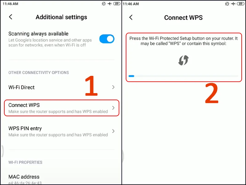 kết nối wifi không cần mật khẩu