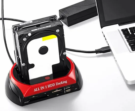Dock đọc ổ cứng cho phép thay đổi ổ dễ dàng