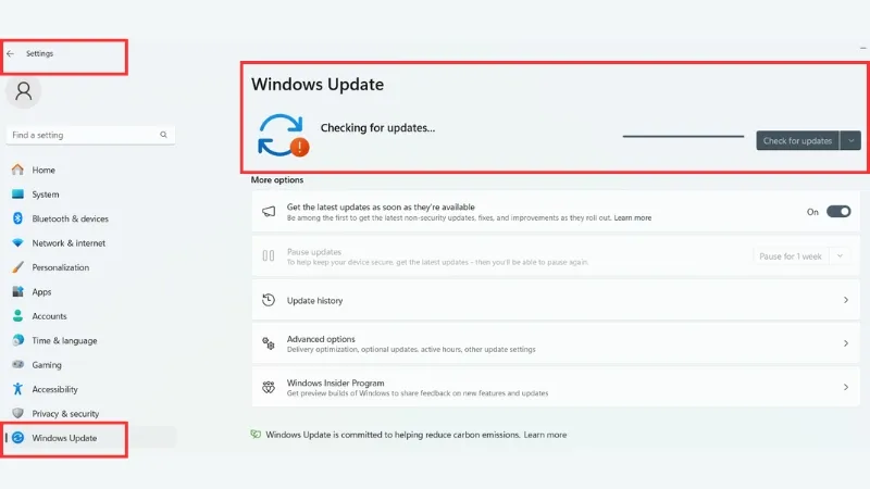 Cập nhật Windows mới nhất