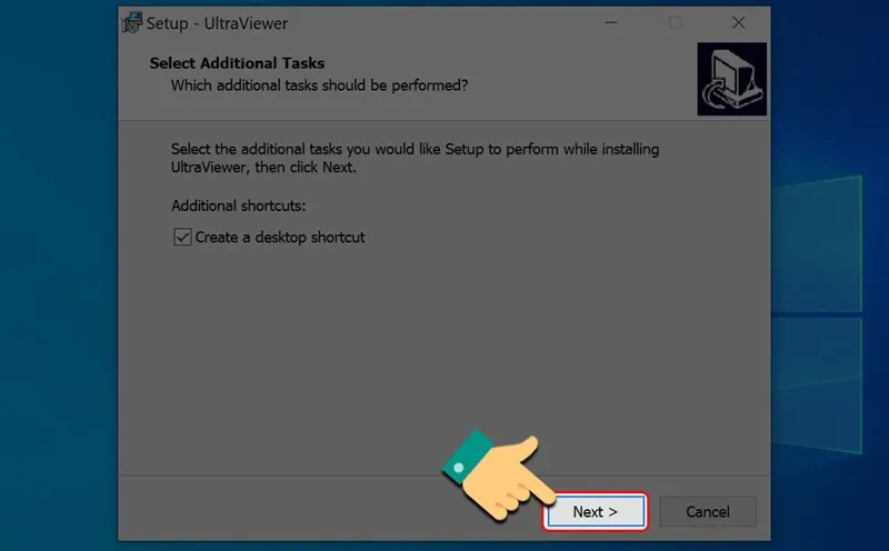 Màn hình cài đặt UltraViewer
