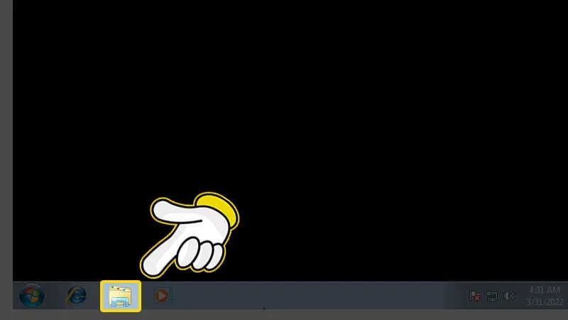 Truy cập File Explorer