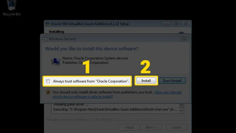 Tự động cài đặt các phần mềm từ Oracle Corporation