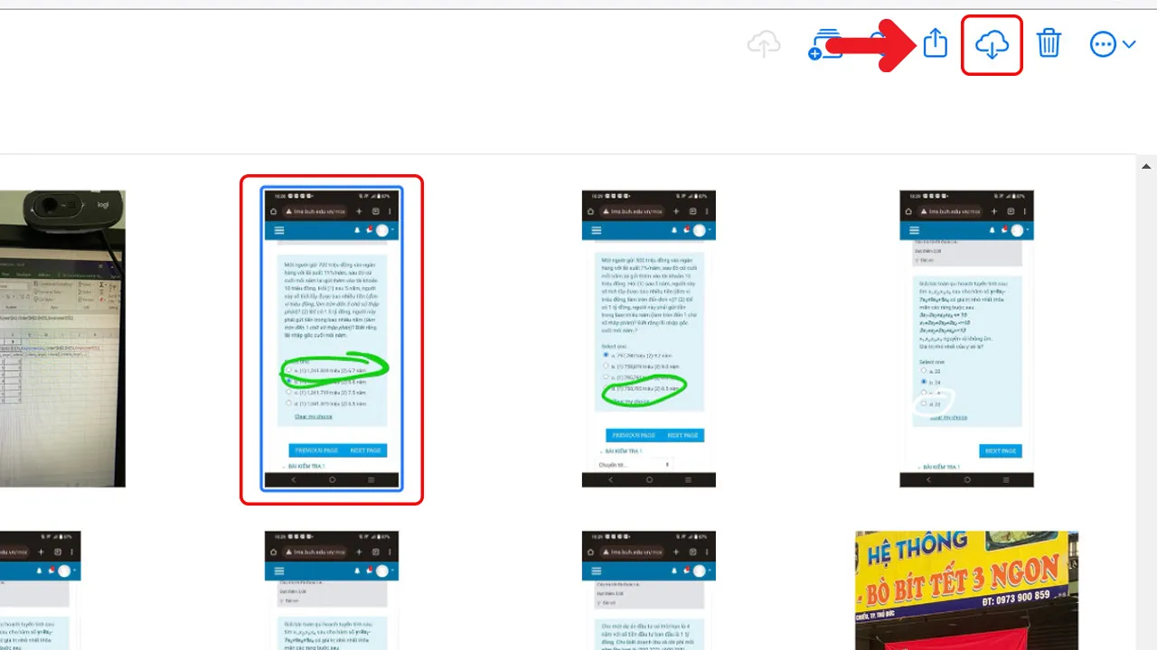 Tải ảnh từ iCloud về máy