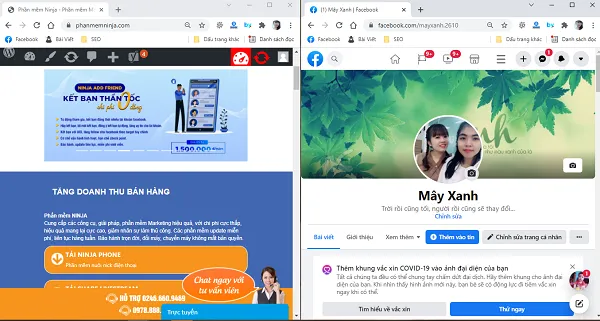 Cách chia đôi màn hình máy tính bằng tính năng tích hợp trên Taskbar