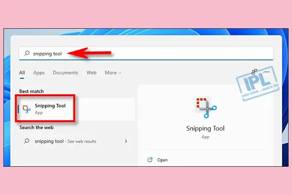 Giao diện Snipping Tool trên Windows 11