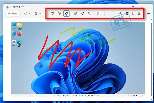 Lưu ảnh chụp cuộn từ Snipping Tool