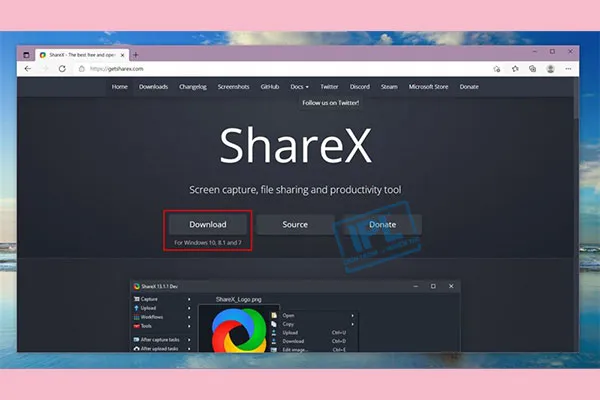 Tải và cài đặt ShareX