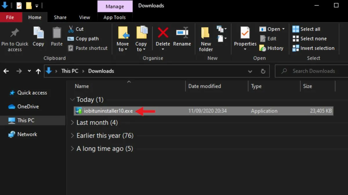 Cài đặt IObit Uninstaller