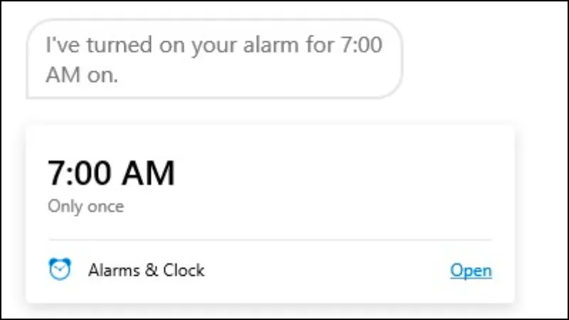 Xác nhận thành công từ Cortana giúp bạn yên tâm hơn