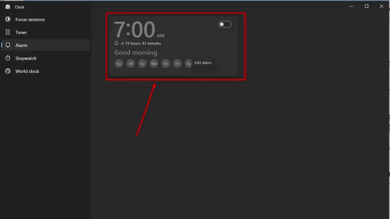 Chỉnh sửa các mẫu báo thức có sẵn để tiết kiệm thời gian
