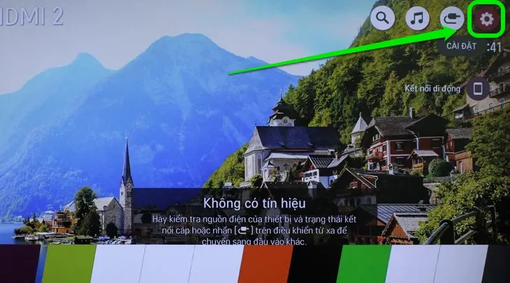 Chọn mục Cài đặt