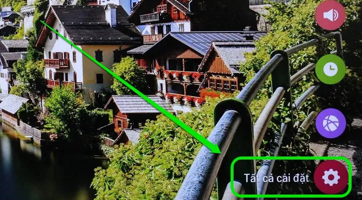 Chọn Tất cả cài đặt