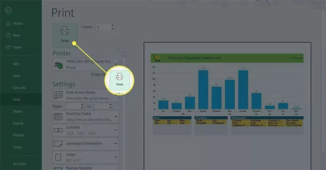 In trang thử nghiệm để kiểm tra kết nối