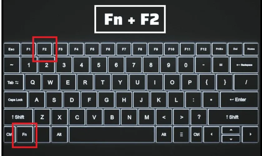 Phím tắt WiFi trên bàn phím Dell