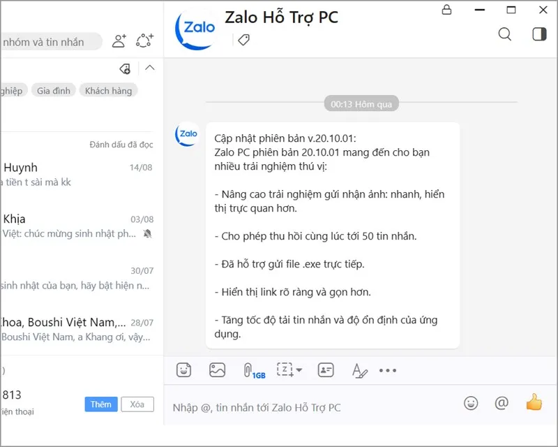 Kiểm tra và cập nhật phiên bản phần mềm thường xuyên