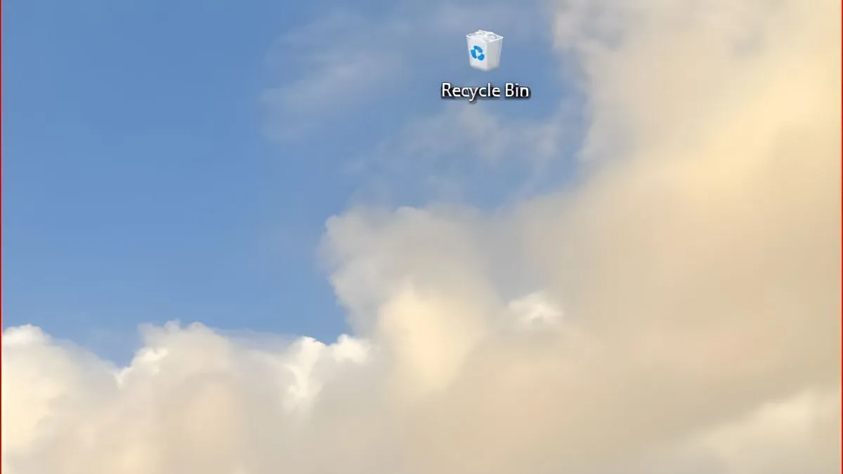 Giao diện Recycle Bin