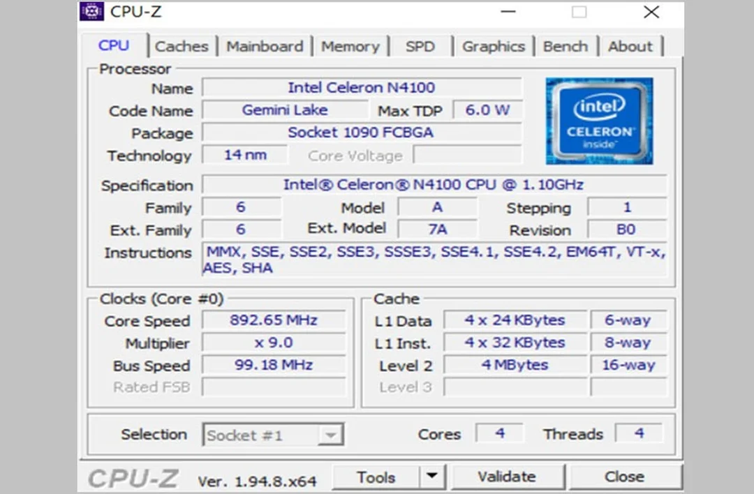 Kiểm tra cấu hình Dell bằng CPU-Z cách kiểm tra cấu hình laptop Dell bằng CPU-Z và công cụ nâng cao