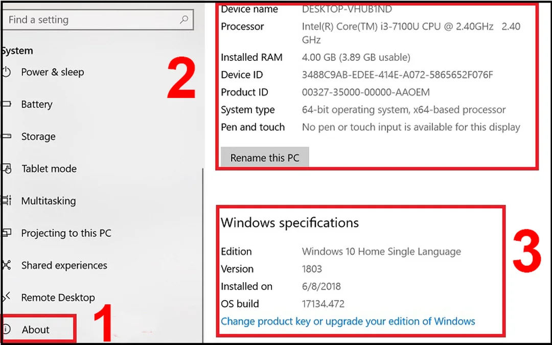 Cách kiểm tra cấu hình laptop Dell trong Settings cách kiểm tra cấu hình laptop Dell trong Windows Settings