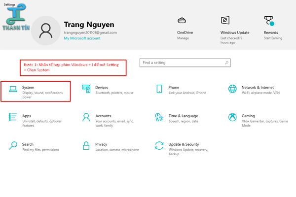 Cách kiểm tra hệ điều hành máy tính trên Windows - Bước 1