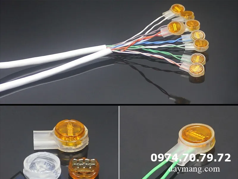 cách nối dây mạng wifi bị đứt bằng rệp nối mạng