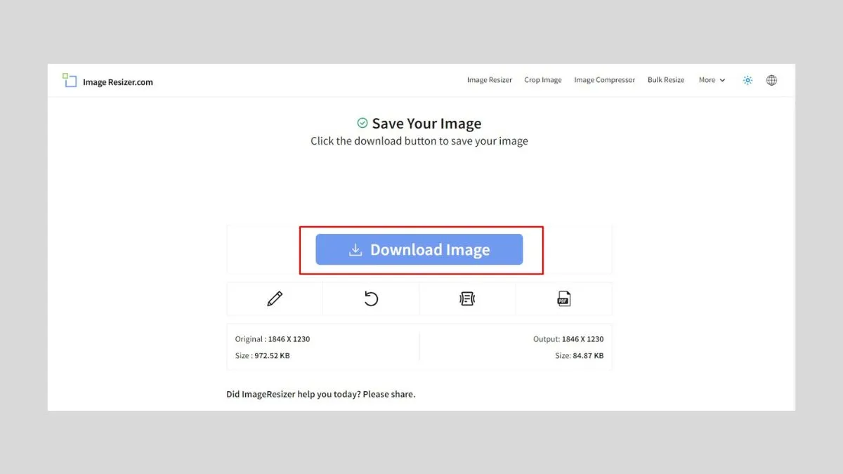 Cách Resize ảnh hàng loạt bằng web Images Resizer bước 4